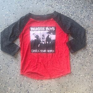 Beastie Boys Band shirt - Red and Black Raglan